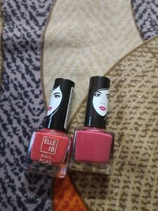 Elle 18 Nail Polish Set Of 2
