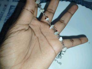 Gemstone Bracelet White