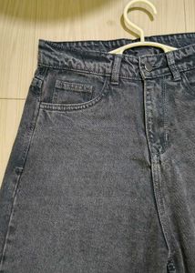 Wide Leg Black Jeans