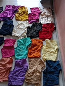 Lot of 32 Sari Blouses