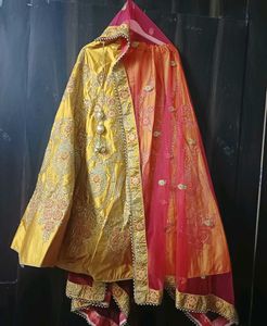 Yellow And Pink Bridal LAHNAGA☆☆☆