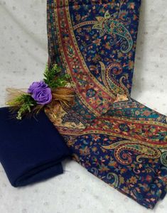 Unstitched Pashmina suit