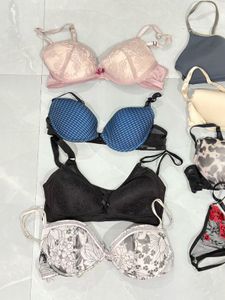 Set Of 8 Branded Bras