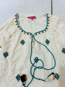 Embroidered Tunic Top