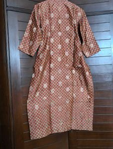 Traditional Hand Block Print Cotton Silk Kurta Set