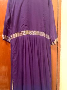 Elegant Purple Kurta Set