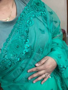 Emerald Green Dress Material