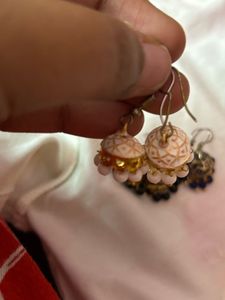 meenakari jhumka