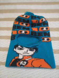🧢 Kids Woolen Monkey Caps – Set of 5 (0–2 Years)