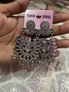 Statement Silver Earrings