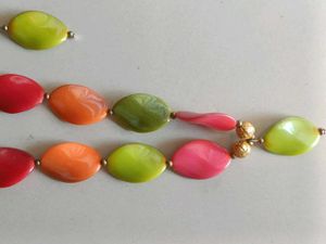 Colorful Stone Necklace &amp; Earring Set