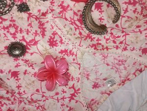 Floral Print Trendy Kurti