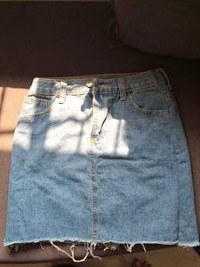 Denim Mini Skirt