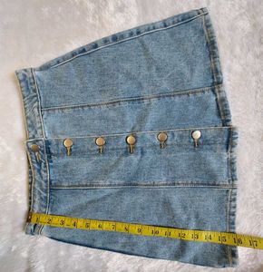 Denim Mini Skirt