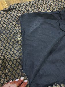 Punjabi Golden N Black Suit Set