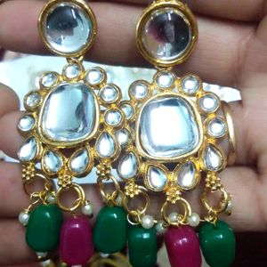 Beautiful Multicolour Kundan Set