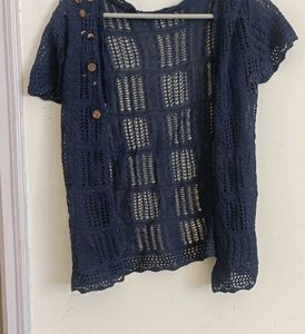 Crochet Knit Cardigan