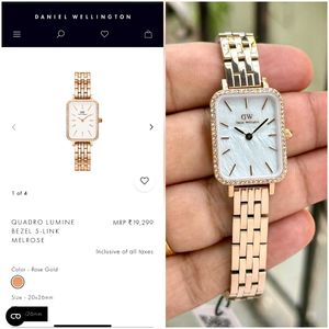 Quadro Women's MOP Analog Stainless Steel Watch*