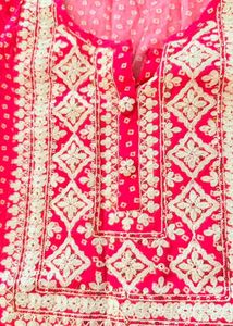 Pink Embroidered anarkali