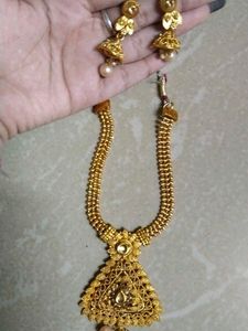 Golden Jhumka Earrings