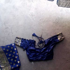 Royal Blue Saree