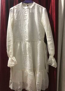 White Georgette Frock.