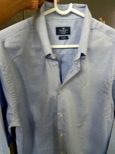 FINAL PRICE - HACKETT LONDON Men&#39;s Blue Shirt