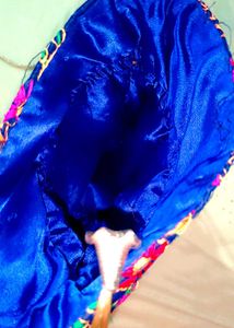 Embroidered Drawstring Pouch
