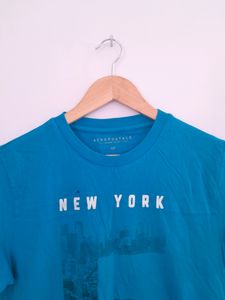 Aeropostale Blue Printed Tshirt