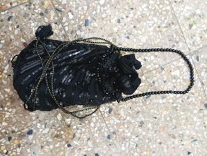 Handmade Black Potli Bag