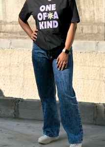 Stylish Printed Oversized Women&#39;s Tshirt
