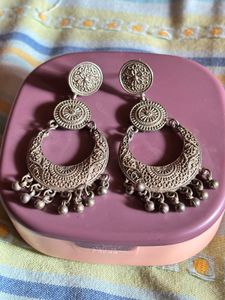 Silver Boho Dangle Earrings