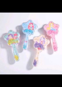 Mermaid Glitter Hairbrushes And Baby Assesrioes