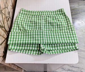 Gingham Mini Skirt