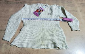 Adorable Girls&#39; Knit Tunic Top