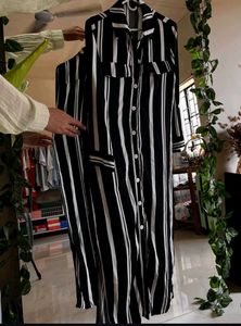 Striped Shirt Dress