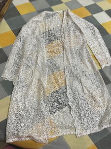 White Long Shrug For Women