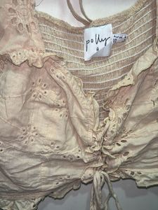 Eyelet Crop Top