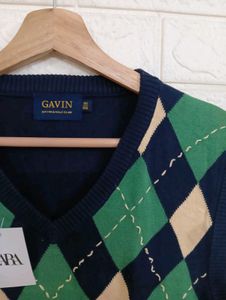 Gavin Argyle Sweater Vest