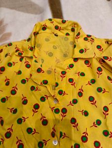 Floral Yellow Lounge Set