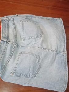 Denim Light Skort