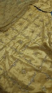 Heavy Golden Lehenga Pure