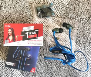 Boat BassHeads 220 - Wired Headset - Blue