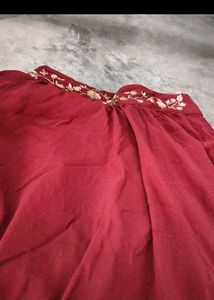 Maroon Embroidered Lehenga Choli