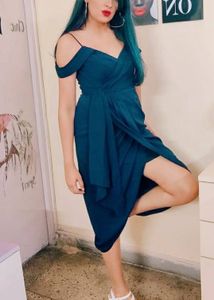 Forever New Women’s Navy Blue Wrap Dress