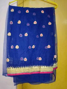 Saree With Blouse Piece