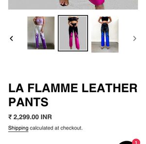 Hot Pink Faux Leather Pants