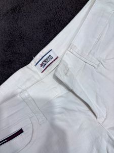 Tommy Hilfiger Vintage White Denim Shorts