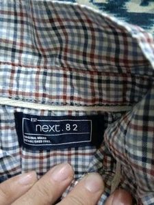 Shirt collar boys sweater