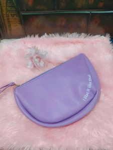 Trendy Lilac Plum Pouch – Stylish &amp; Compact